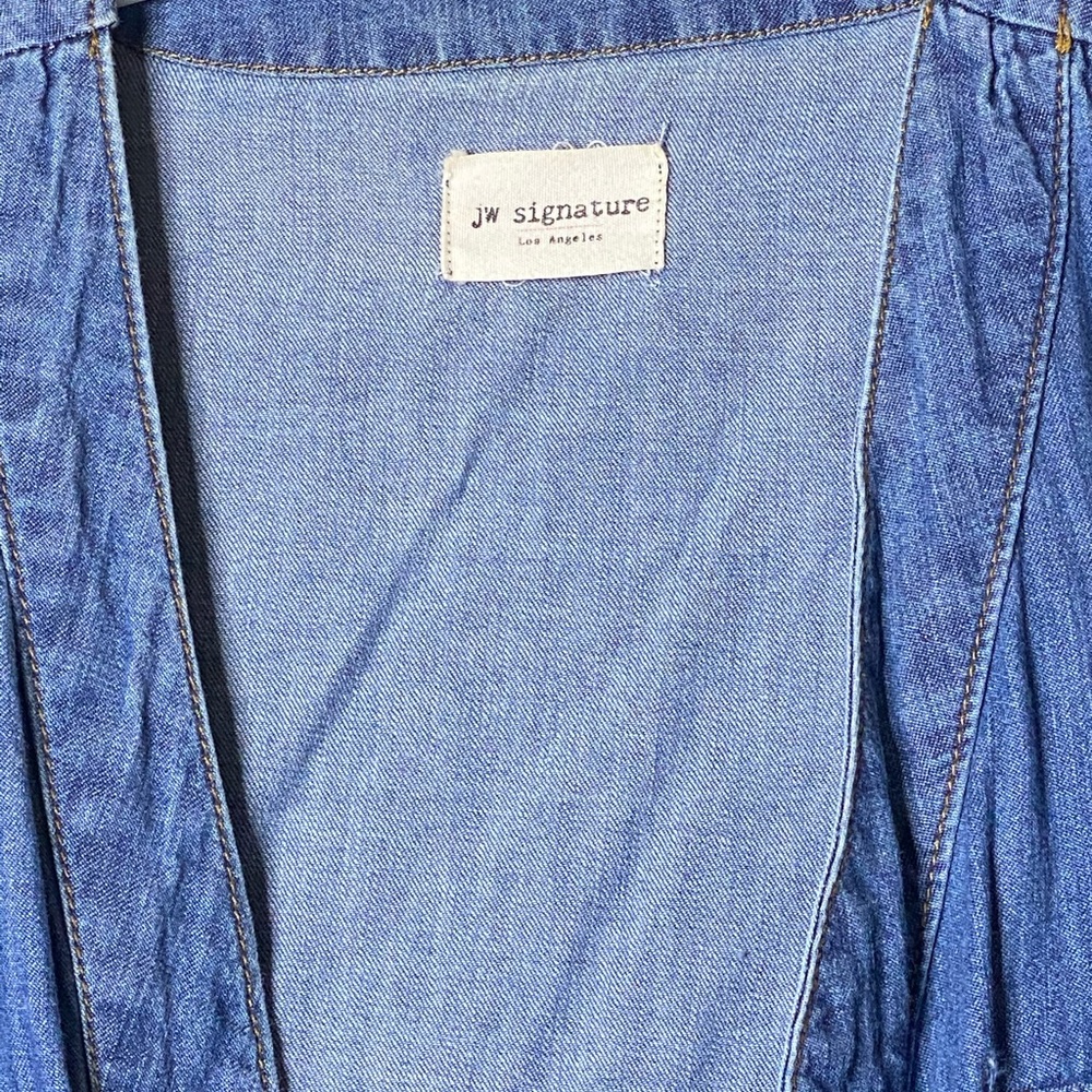 Blue jean shirt